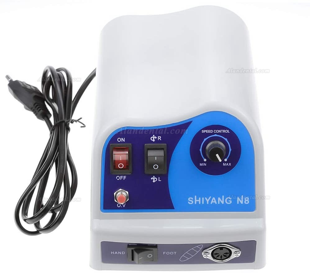 Shiyang Dental Micromotor Drill Polisher Machine N8 with 45K RPM Handpiece Compatible Marathon